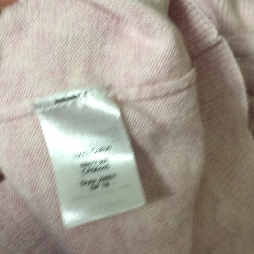 J Crew Light Pink Ruffled Long Sleeve Crewneck Sweater - Picture 9 of 9